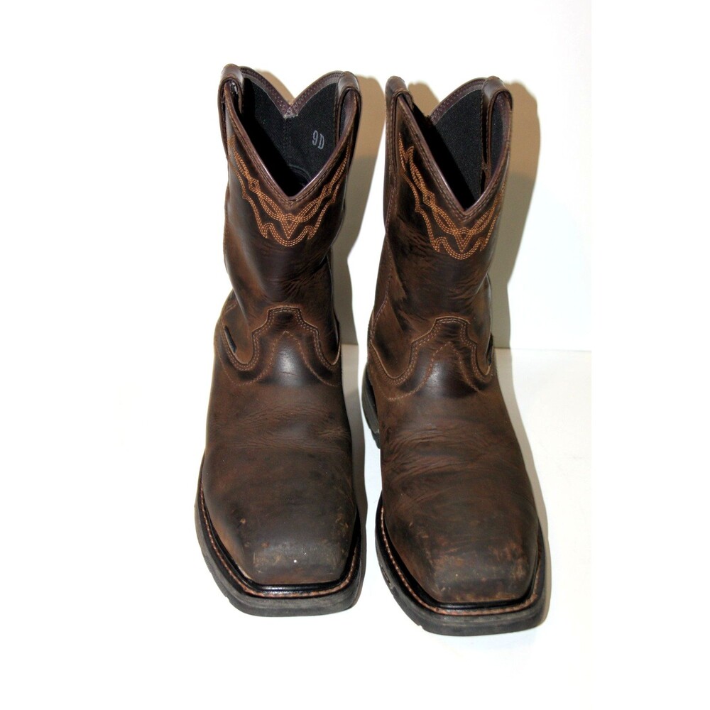 Ariat WorkHog Waterproof Composite Square Toe Work Boot Western Brown 9D - Picture 2 of 8